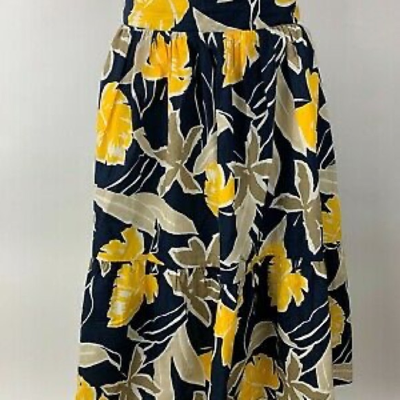 Zara Printed Tropical Poplin Skirt - Picture 7 of 10